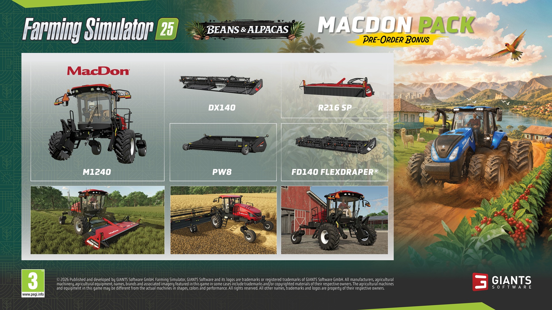 Farming Simulator 25: Beans & Alpacas Edition