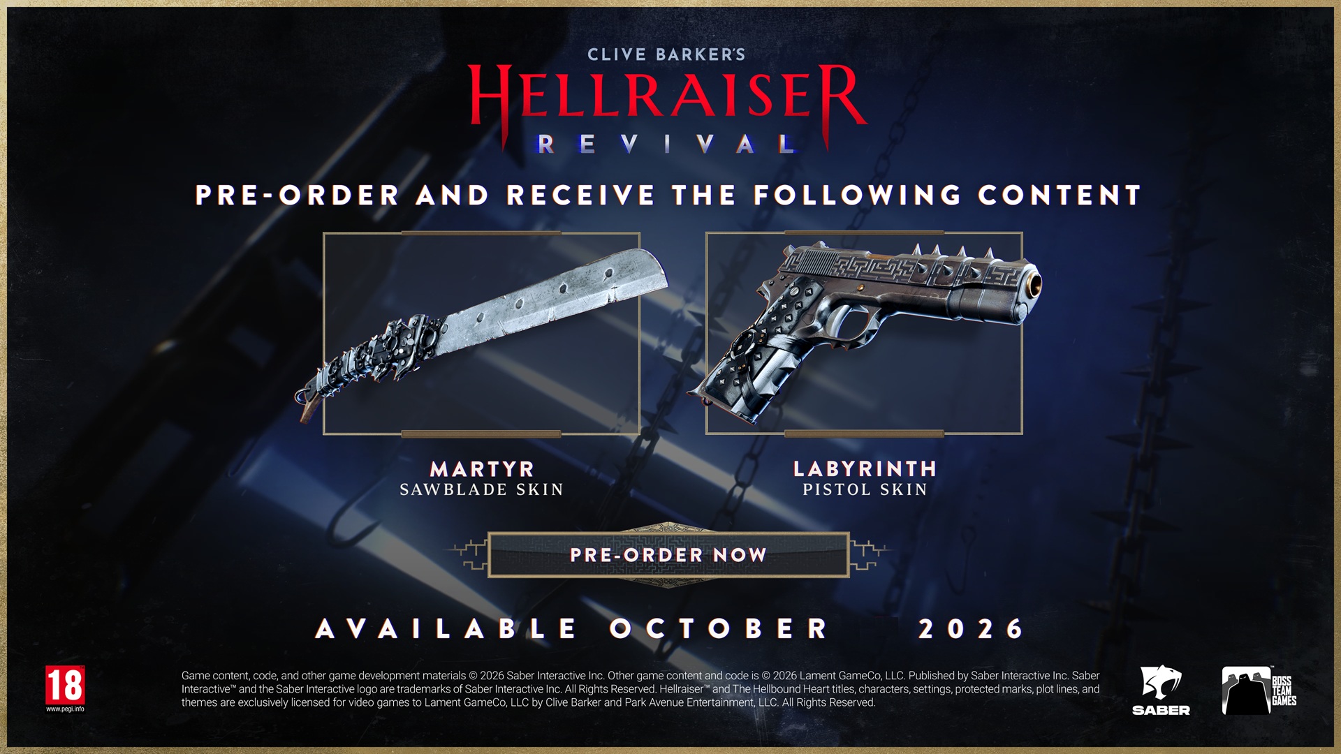 Clive Barker's Hellraiser: Revival Day One Edition